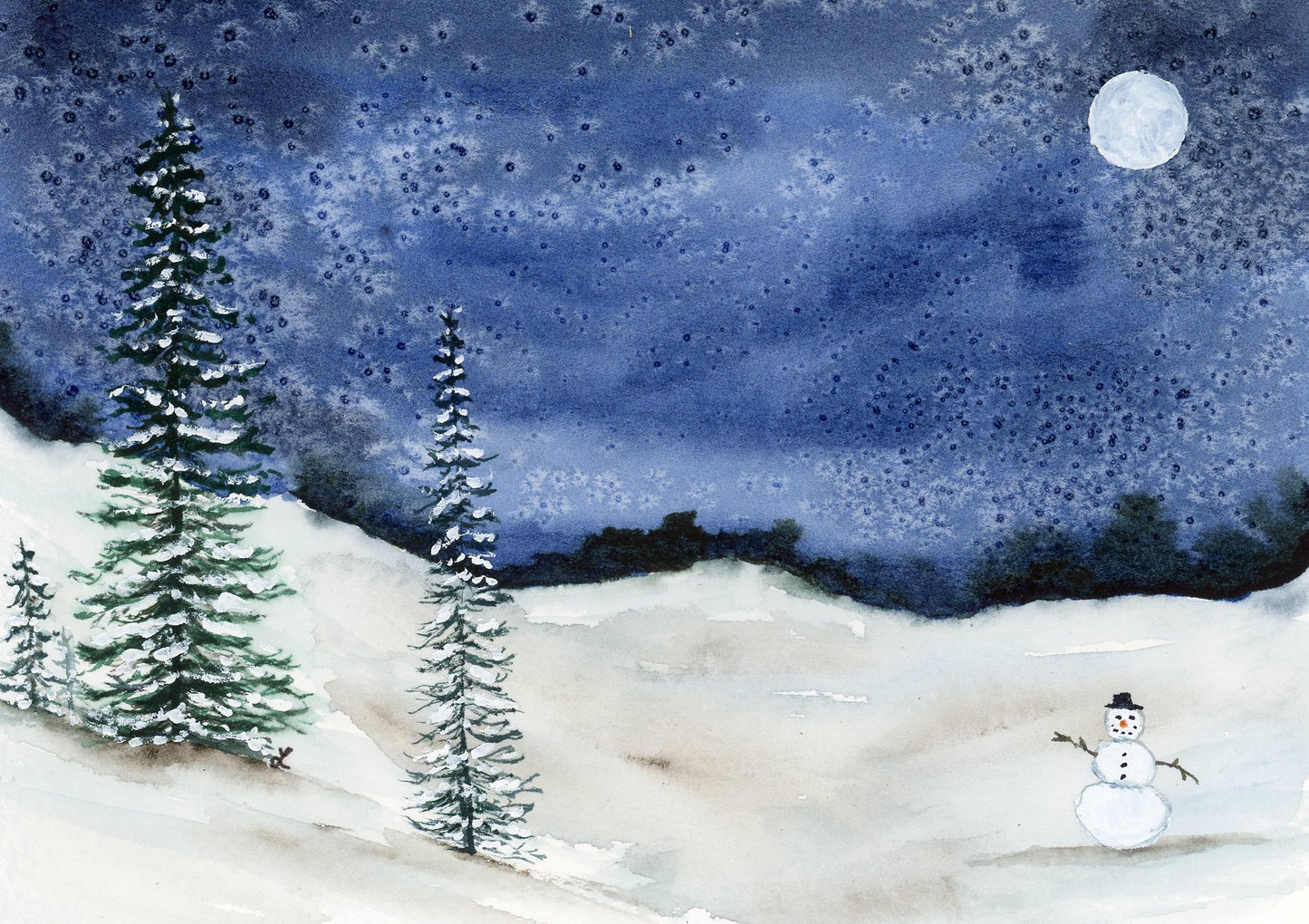 Frosty Greeting Card