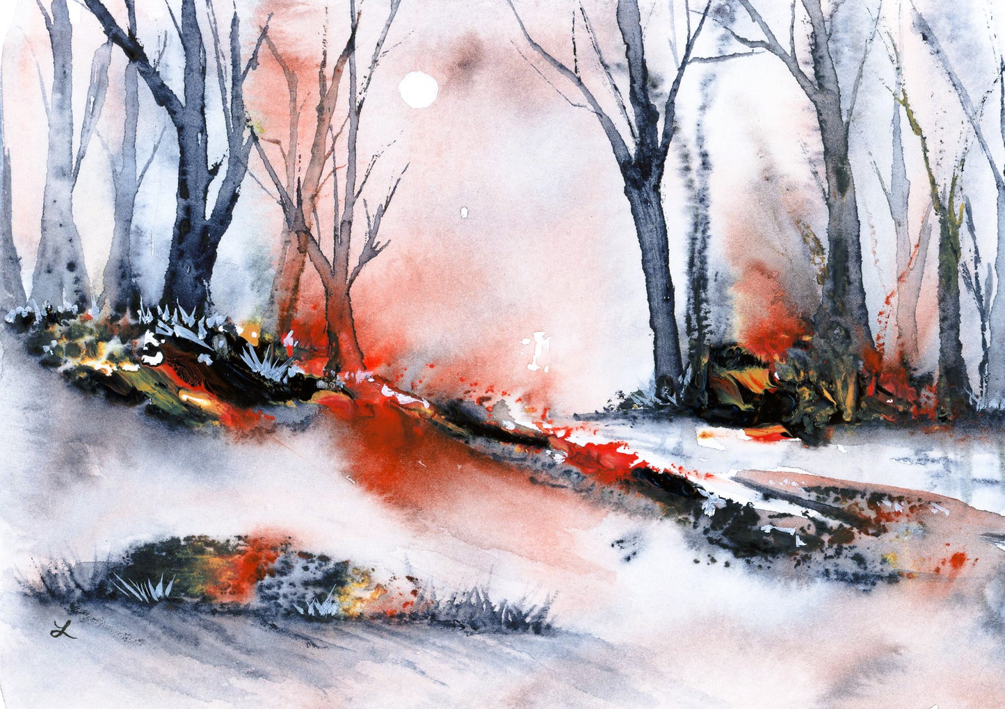 Frozen Comfort Greeting Card