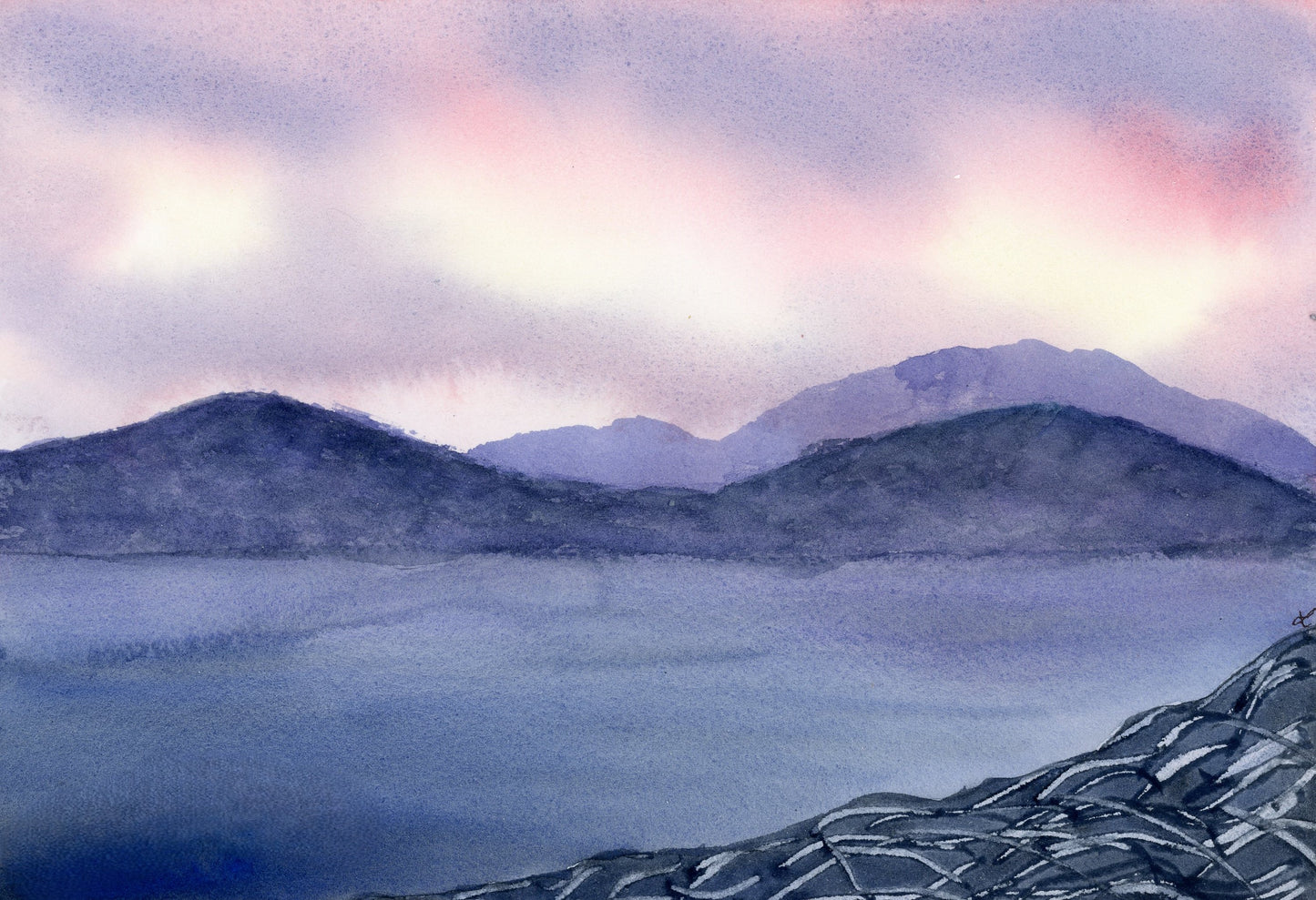 Purple Haze Greeting Card
