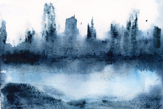 A View from Across Greeting Card