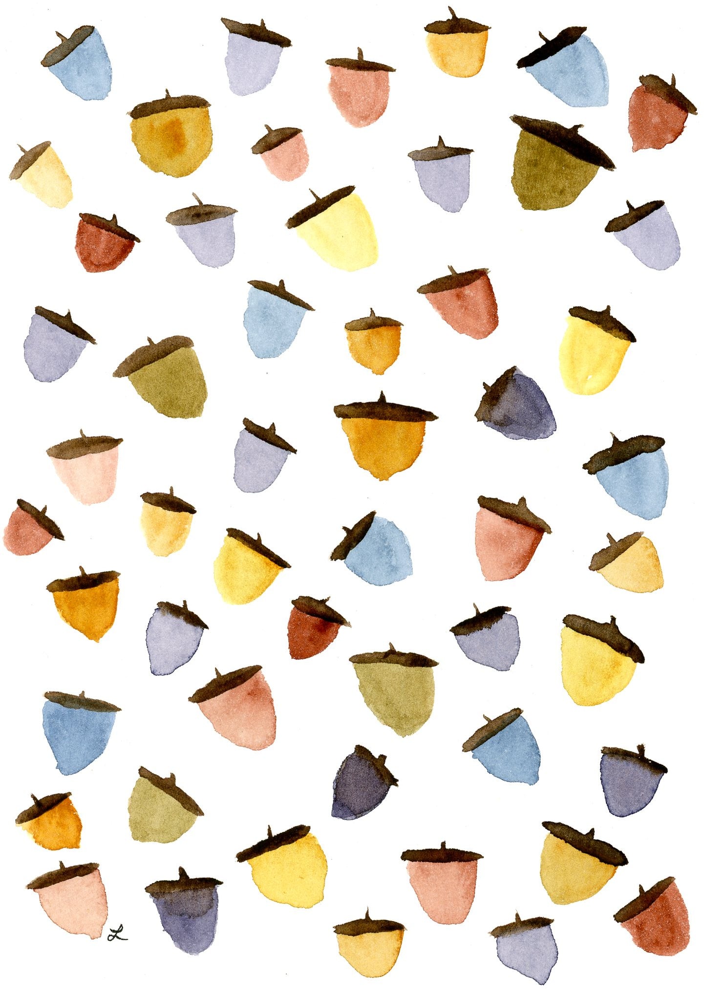Acorn Mélange Greeting Card