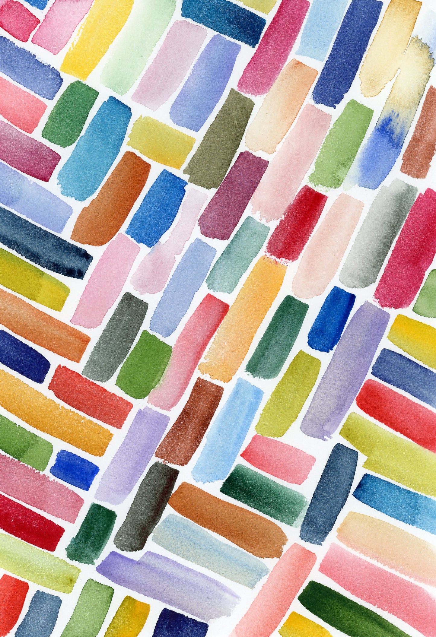 Brushstrokes Greeting Card