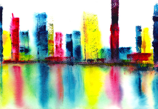Electric City Greeting Card