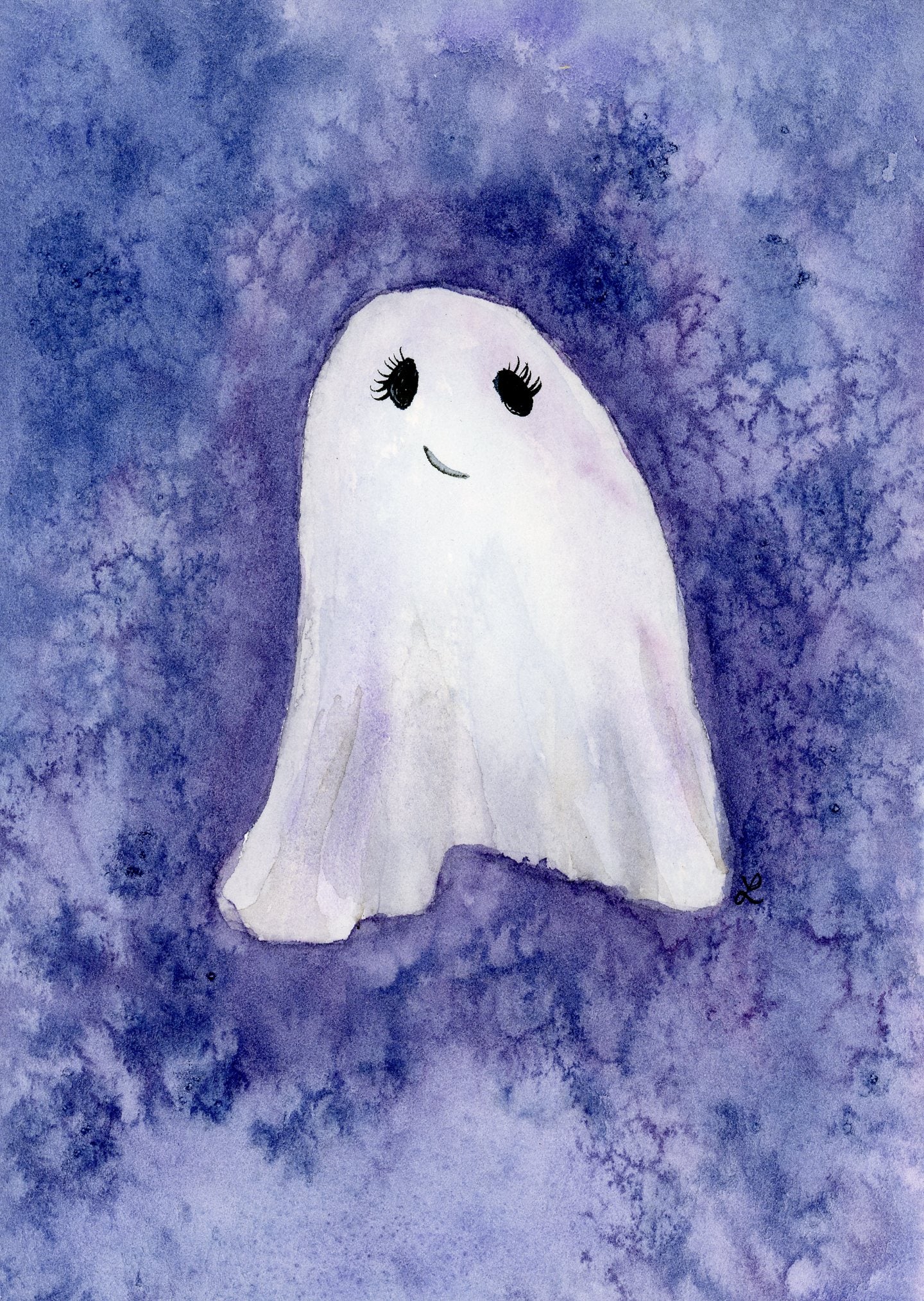 Gracie the Ghost Greeting Card