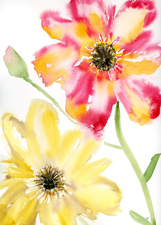 Summer Blooming Greeting Card