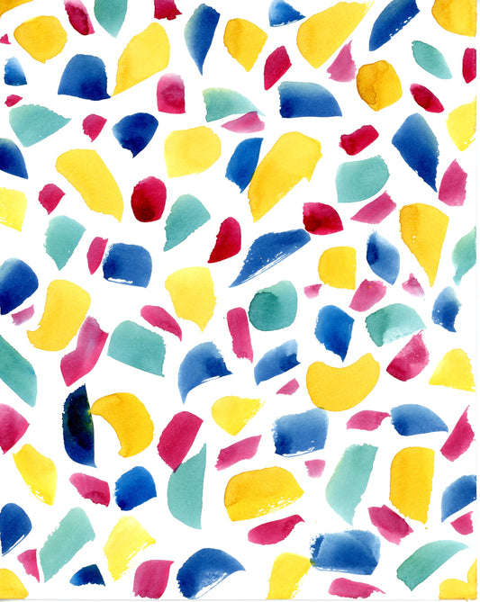 Summer Brushstrokes Greeting Card