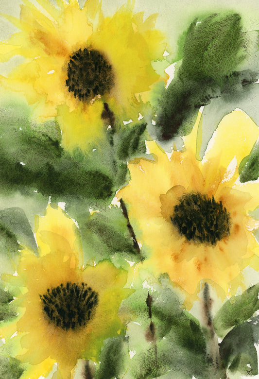 Sunflowers Greeting Card
